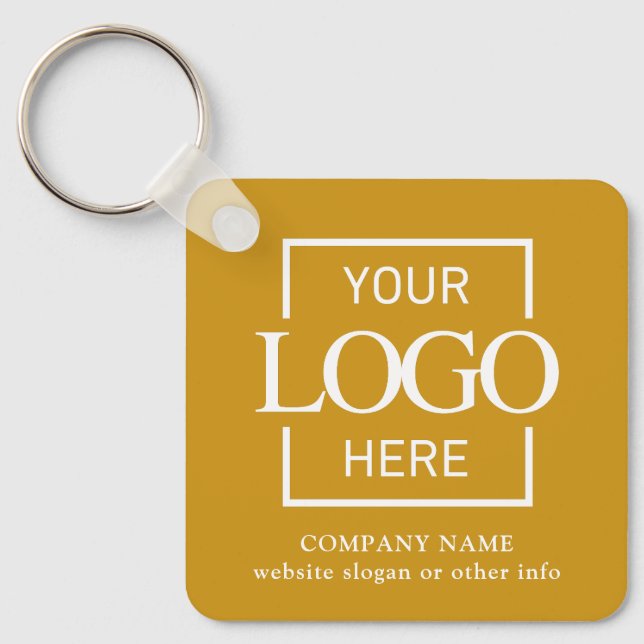 Llavero Business Logo & QR Code Branded Promotional  (Anverso)