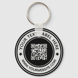 Llavero Business Professional Scan Me QR Code Negro modern