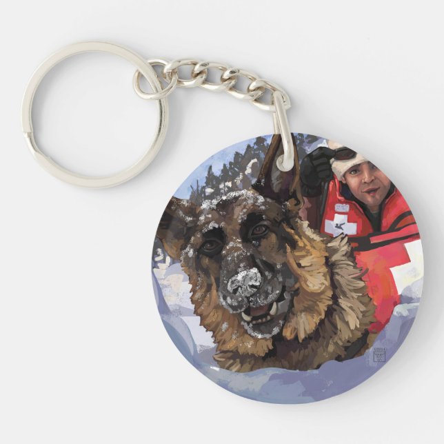 Llavero Búsqueda y rescate (Frente)