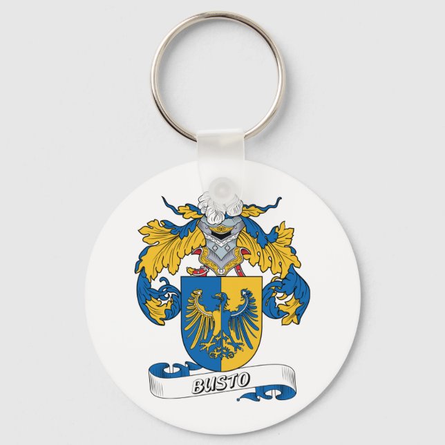 Llavero Busto Family Crest (Anverso)