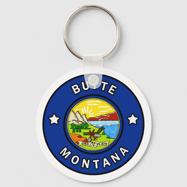 Llavero Butte Montana (Anverso)
