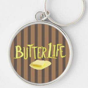 Llavero Butter Life Brown Strips BG