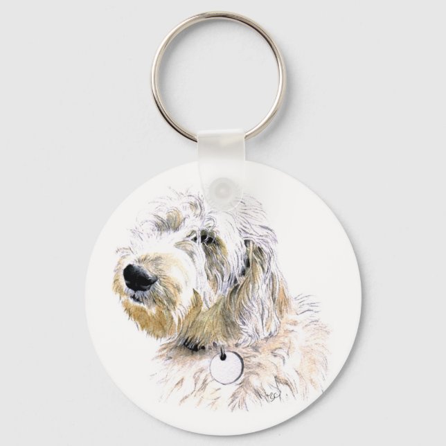 Llavero Butters the Labradoodle Keychain (Anverso)