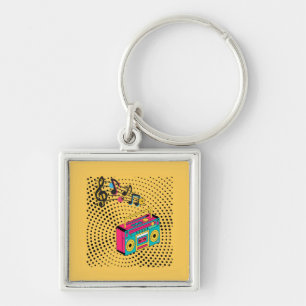 Llavero Buzón de audio retro.