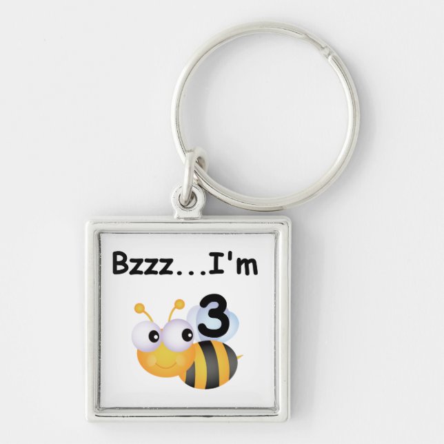 Llavero Buzz Bumblebee camisetas de tercer cumpleaños y re (Frente)