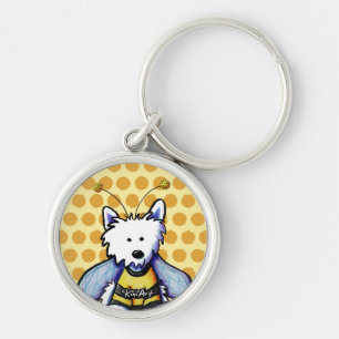 Llavero Buzzy Bee Westie