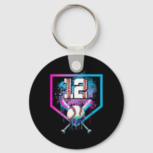 Llavero Bysebyll Drip 12 cumpleaños Home Plate Niño Juvent