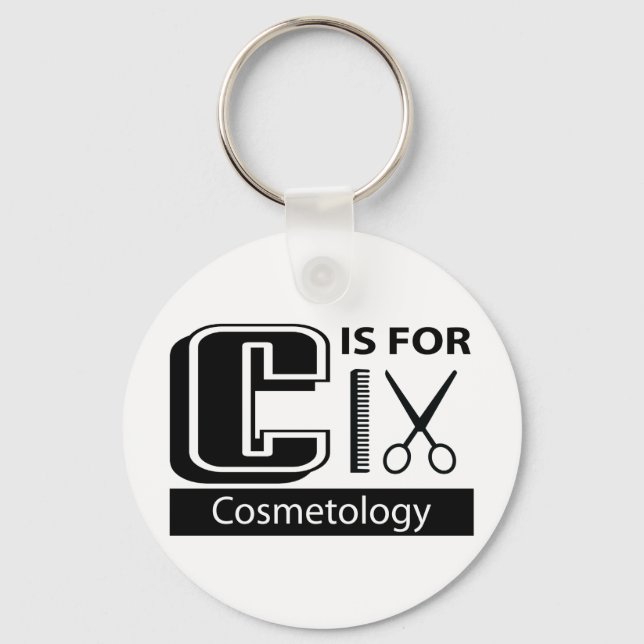 Llavero C Es Para Cosmetología (Anverso)