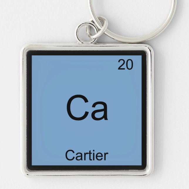 Llavero Ca - Cartier Camiseta de Símbolo de Elemento de Qu (Frente)