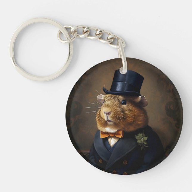 Llavero Caballero del Cerdo Edwardian Guinea (Frente)