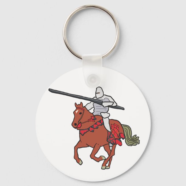 Llavero Caballero justador (Anverso)