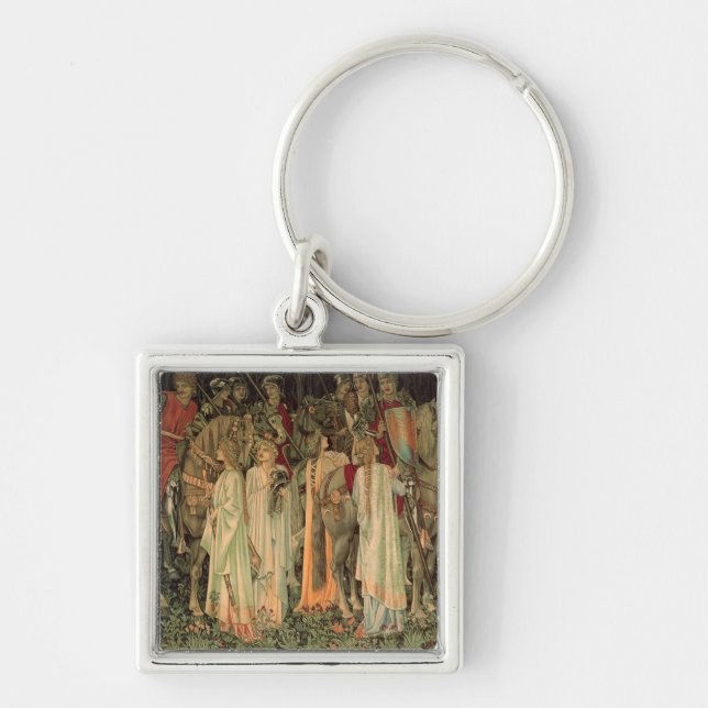 Llavero Caballeros medievales de la Mesa Redonda (Frente)