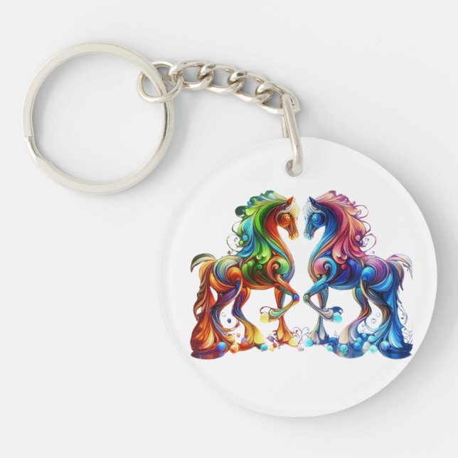 Llavero Caballo adorable (Frente)