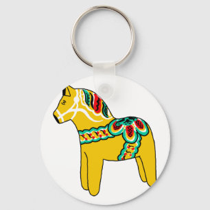 Llavero Caballo amarillo de Dala