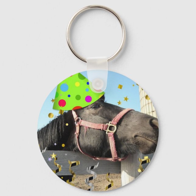 Llavero Caballo animal fiesta (Anverso)