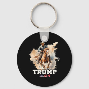 Llavero Caballo Bandera Americana Vaquero 1