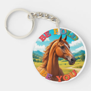 Llavero Caballo con cita motivacional