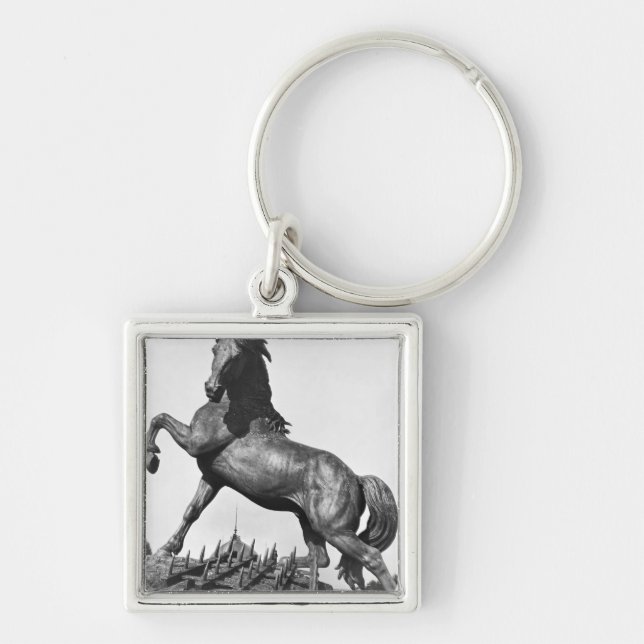 Llavero Caballo con una grada (Frente)