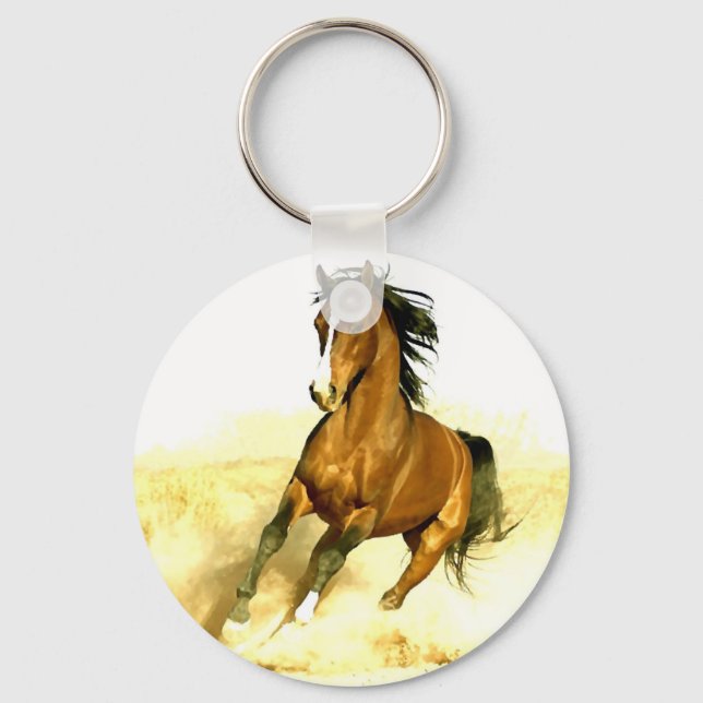 Llavero Caballo corriendo (Anverso)