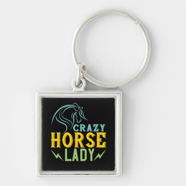 Llavero Caballo - Dama de Crazy Horse (Frente)