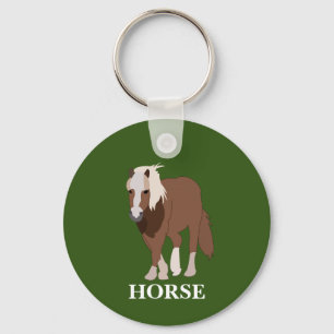 Llavero Caballo de animal de caballo personalizado