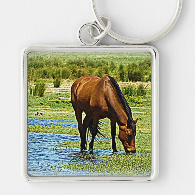 Llavero Caballo de bahía (Frente)