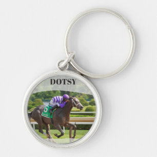 Llavero CABALLO DE CARRERAS - DOTSY  (primer triunfo)