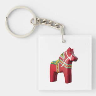 Llavero Caballo de Dala del sueco