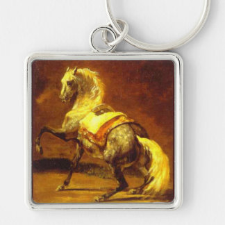 LLAVERO CABALLO DE GRIS DESPLEGADO