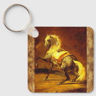LLAVERO CABALLO DE GRIS DESPLEGADO