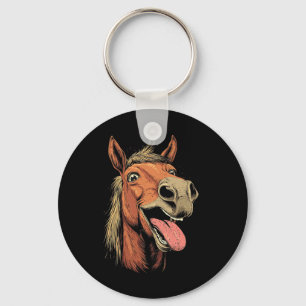 Llavero Caballo De Guay Que Muestra Caballos De Lengua En
