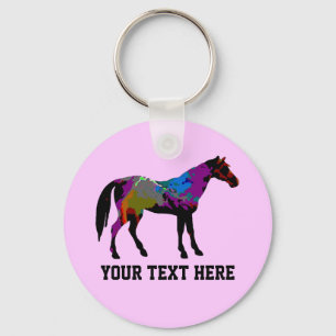 Llavero Caballo de raza personalizado