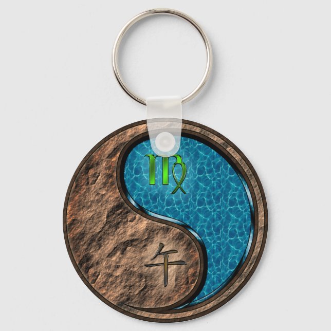 Llavero Caballo de Virgo y Agua (Anverso)