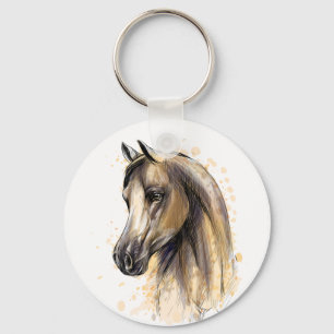 Llavero Caballo ecuestriano de gallina bovina occidental m