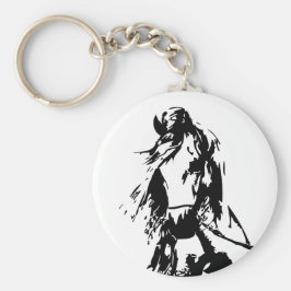 Llavero Caballo en la cadena de teclas del botón de freno