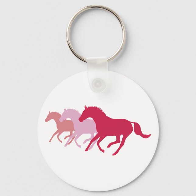 Llavero Caballo en marcha (rojo) (Anverso)
