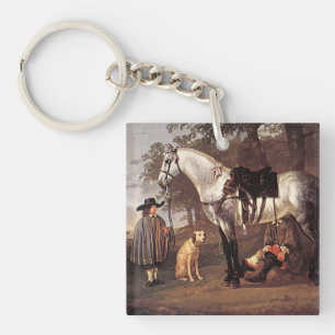 Llavero Caballo en un paisaje Aelbert Cuyp