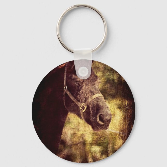 Llavero Caballo frisón (Anverso)