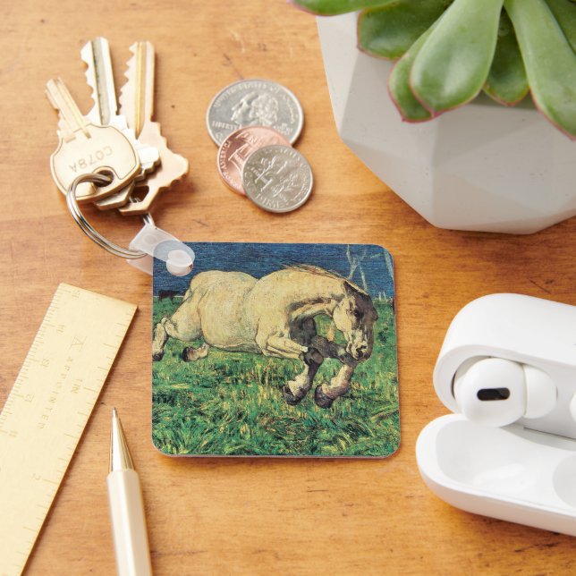 Llavero Caballo galopante de Giovanni Segantini, Arte Vint (Escritorio )