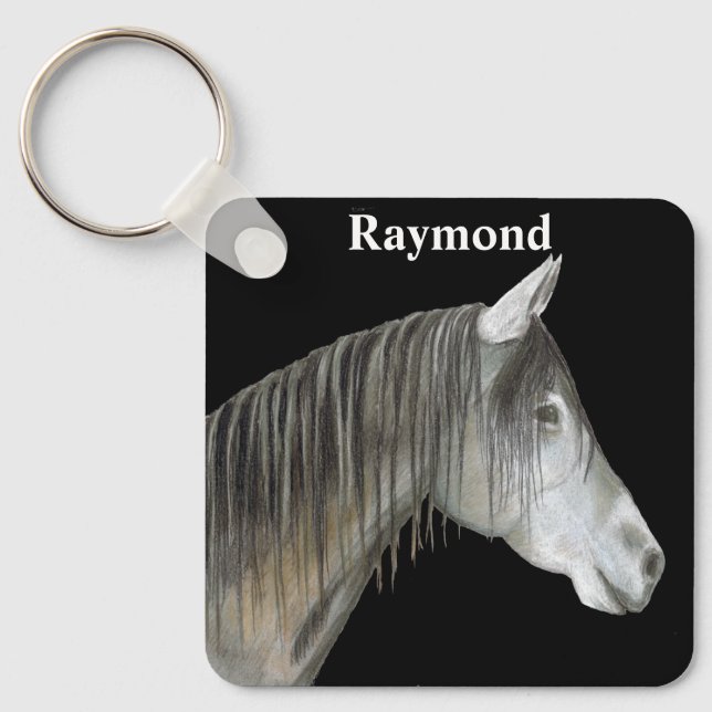 Llavero Caballo gris (Anverso)