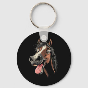 Llavero Caballo Guay Con Caballos De Lengua En Caballo En