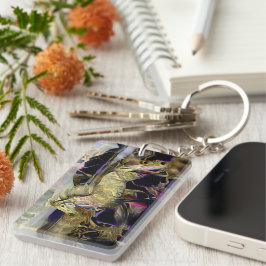 Llavero Caballo islandés Art Deco