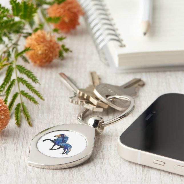 Llavero Caballo islandés de peaje carismático nocturno (Lateral)