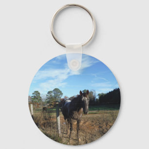 Llavero Caballo marrón de Coco y Crema