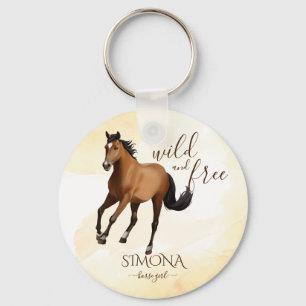Llavero Caballo Mustang salvaje y favores gratuitos person