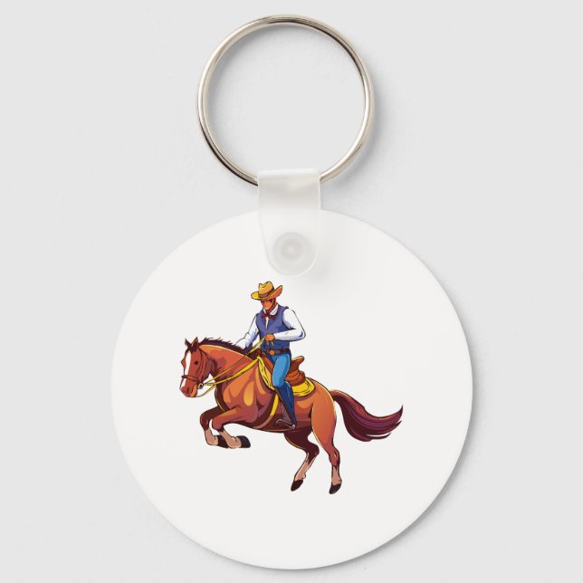 Llavero Caballo que se encabrita con el hombre (Anverso)