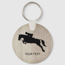 Caballo Saltando Dressage Keychain Ecuestre