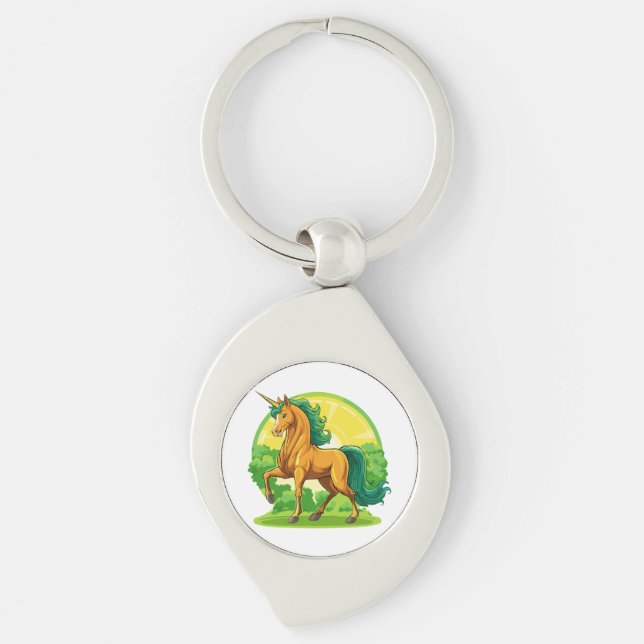 Llavero Caballo unicornio (Anverso)