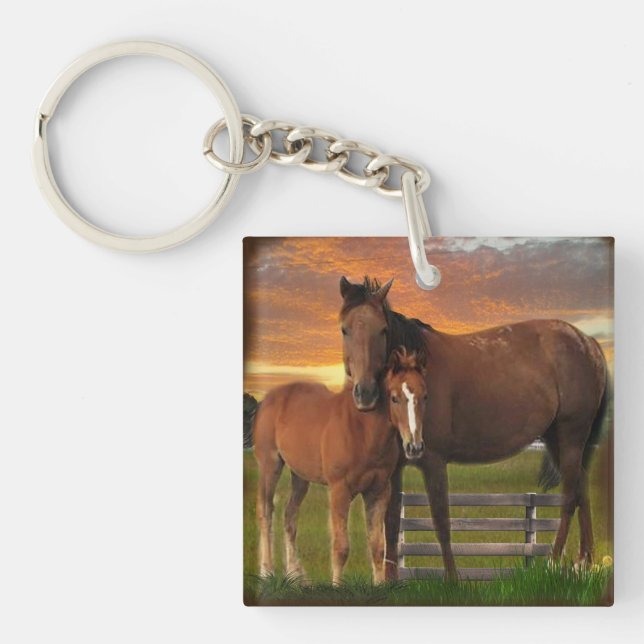 Llavero Caballo y pony (Frente)