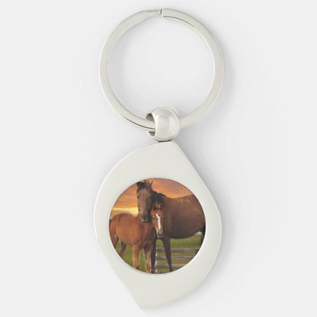 Llavero Caballo y pony (Anverso)